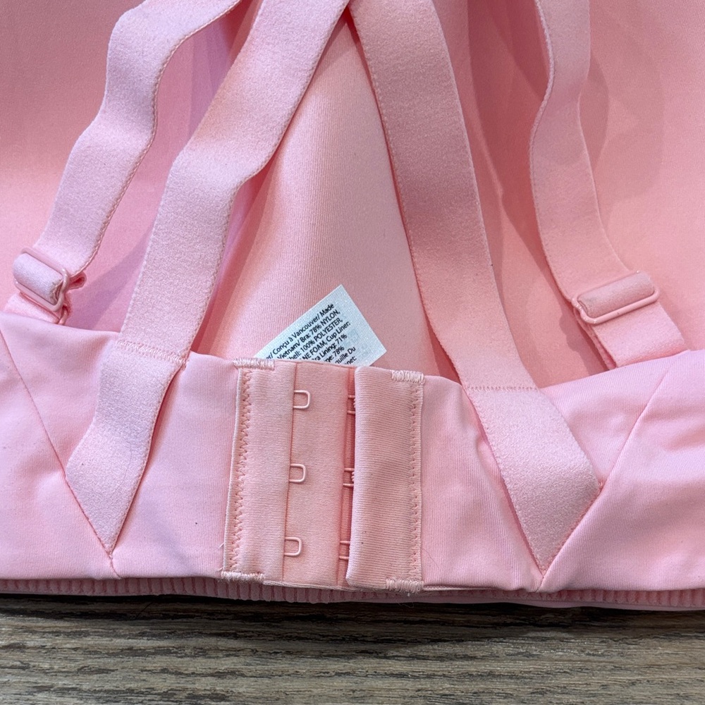 Lululemon Energy Bra High Support Sports Bra 38D in Dew Pink NWT Retails for $68 - Picture 5 of 6